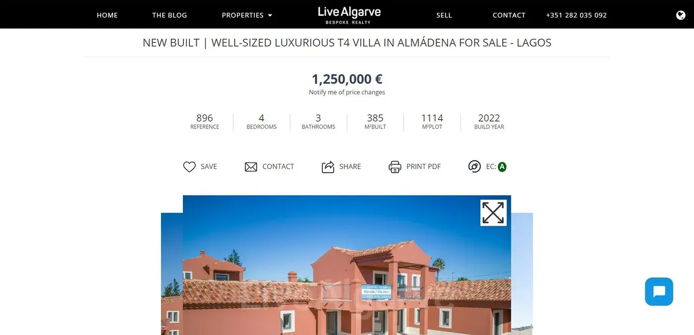 LiveAlgarve: Property details